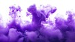 © Nathan - A stunning swirl of vibrant purple smoke rising gracefully against a light background.