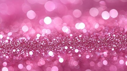 Wall Mural - Pink glitter texture abstract background.