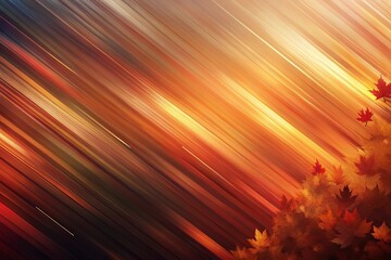 Wall Mural - bright orange autumn background with streaks