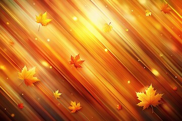 bright orange autumn background with streaks