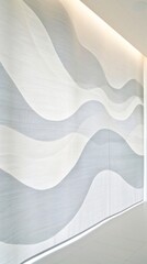 Wall Mural - Abstract Wall Art Installation in Modern Interior