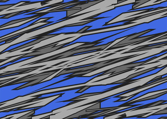 Poster - Abstract background with rough irregular stripe pattern
