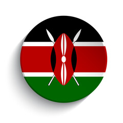 kenya flag button