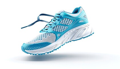 Wall Mural - running shoes isolated on white background. clipping path included in file.