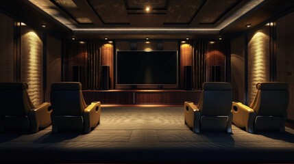 Poster - Home entertainment systems: Designing a media room or home theater
