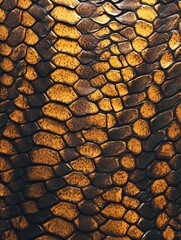 Poster - Snake leather skin pattern background