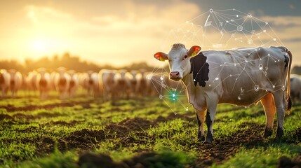 Poster - iot powered smart farm automates feeding schedules with sensors and connected devices for efficient 