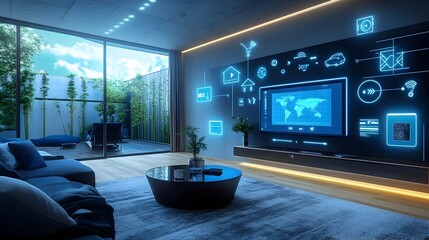 Poster - innovative iot enabled home automation system for effortless control and management of entertainment