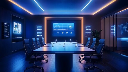 Poster - iot powered smart meeting room with automated lighting and climate control for enhanced productivity