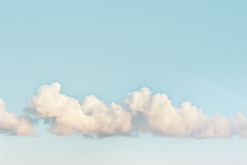 clouds on the sky view, vintage poster, sepia filter, high quality png