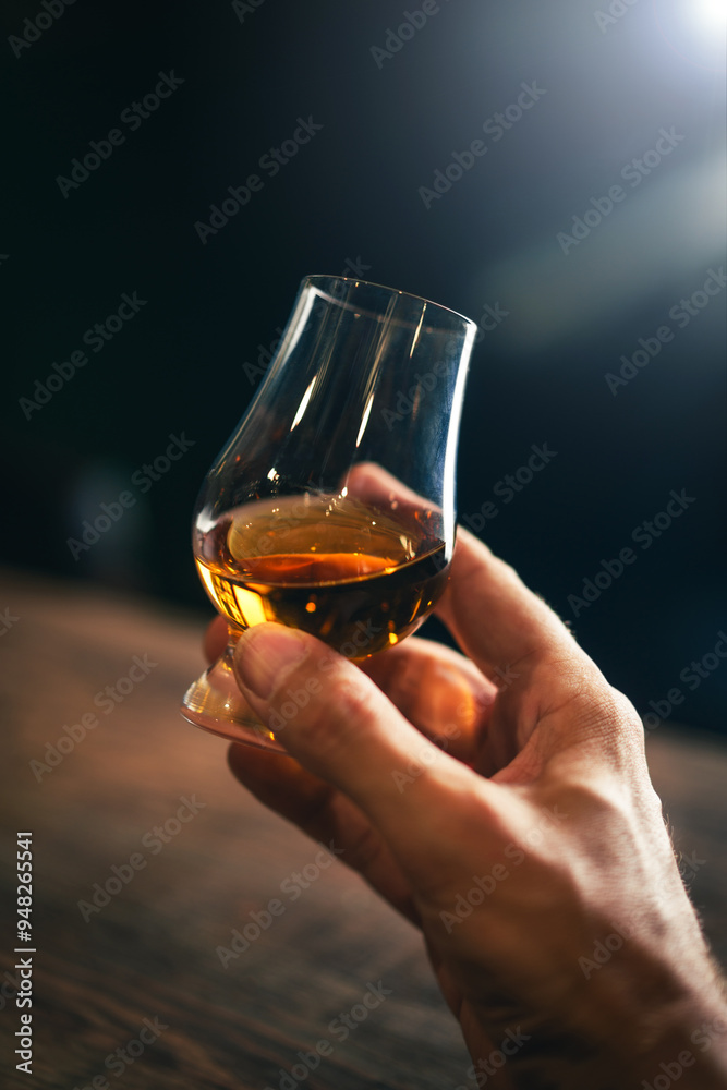 Single malt whisky glass