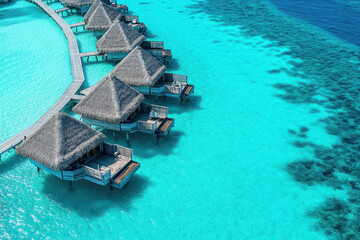 Sticker - Overwater Bungalows.