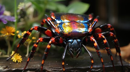 Chongqing mountain ecological insect spider and full net  