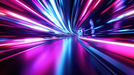 Fototapete - 3D rendering of a blurred background abstract suitable as an illustration for an article about driving