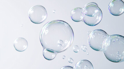 Abstract Water Bubbles Background