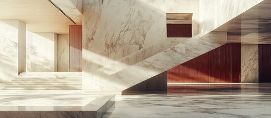 Poster - Surreal and Minimalist 3D Architectural Rendering