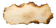 © DD - Burnt paper, isolated on transparent png background,