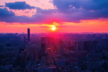 Sticker - China Sunset