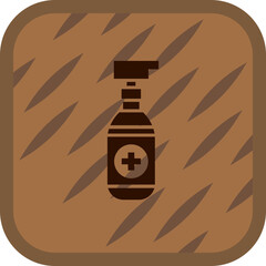 Sticker - Antiseptic Icon Design