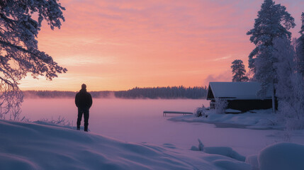 Wall Mural - Kekri Day in Finland. the nature of Finland. Finland's holiday