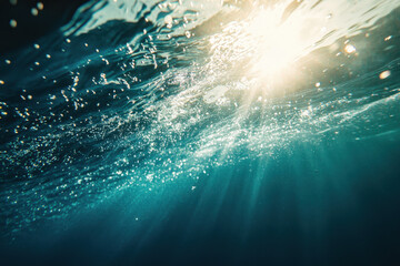 Canvas Print - Underwater Sunlight.