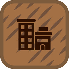 Sticker - Appartment Icon Design