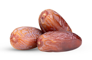 Wall Mural - Dried dates fruits isolated on transparent png