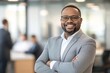 © neiros - African-American executive businessman in the workspace