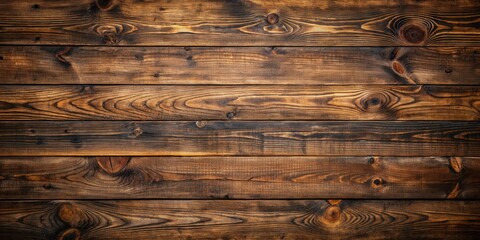 Wall Mural - Vintage dark brown wooden planks background perfect for rustic and vintage design projects