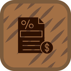 Wall Mural - Invoice Icon Design