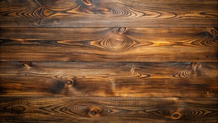 Wall Mural - Top view of dark wood grain texture on a wooden table background