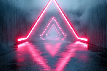 Poster - Abstract background of cybersport for advertising, technology, showcase, banner, game, sport, cosmetic, business, metaverse. Sci-Fi, Stock.