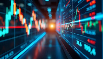 Poster - Innovative Technology Background for Financial and Stock Markets