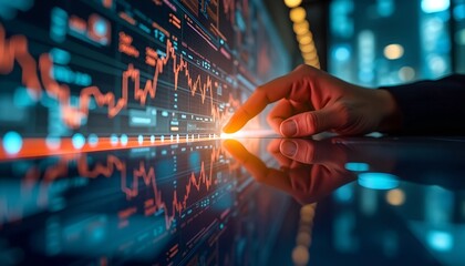 Poster - Innovative Technology Background for Financial and Stock Markets