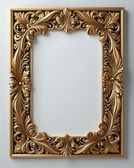 Wall Mural - frame on white