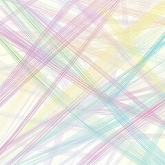 Poster - Soft pastel lines create an abstract pattern on a light background