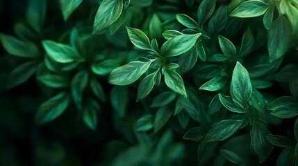 Wall Mural - Abstract green plant, wallpaper, the lush greenery of beautiful plants is pleasing to the eye.