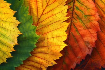 Sticker - Fall foliage close up