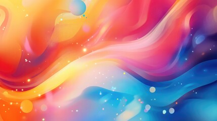 Poster - Vibrant abstract background with a blend of colors and dynamic patterns