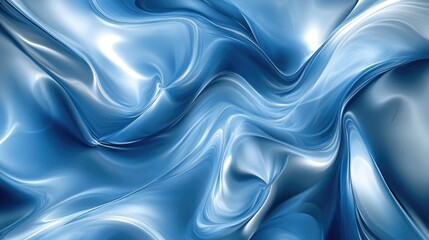 Poster - Elegant abstract background in cool blue tones