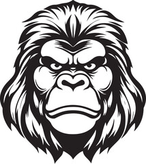 Wall Mural - Gorilla icon Vector Illustration design