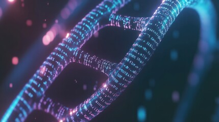 Digital DNA Strand