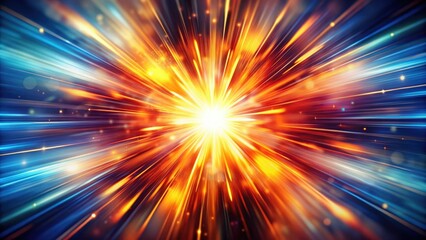 Aufkleber - Abstract blurry explosion background, explosion, abstract, blurry, vibrant, colorful, burst, energy, dynamic, chaos, motion