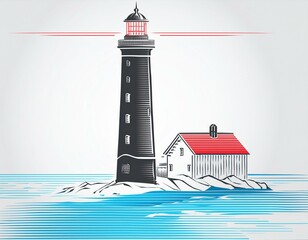 Wall Mural - lighthouse