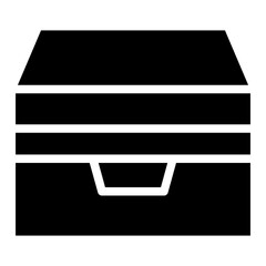 Sticker - Box Carton Package Glyph Icon