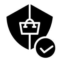 Sticker - Service Certificate Product Glyph Icon