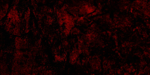 Abstract background with Scary Red and black horror background. fire embers particles over background. grunge dark red textured painted background. Vintage grunge design for decoration space for text.