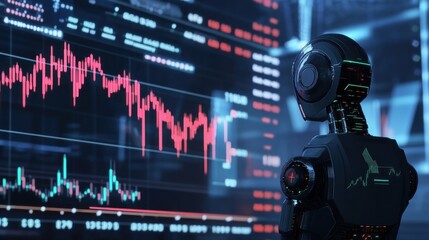 Canvas Print - AI and Stock Market