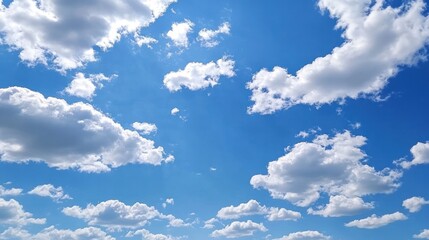 Poster - Clouds in a Blue Sky