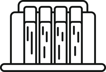 Fototapete - Bookshelf holding stack of books providing knowledge, education and development concept